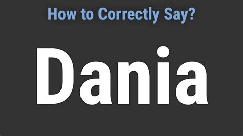 dania pronunciation|Iba pa.